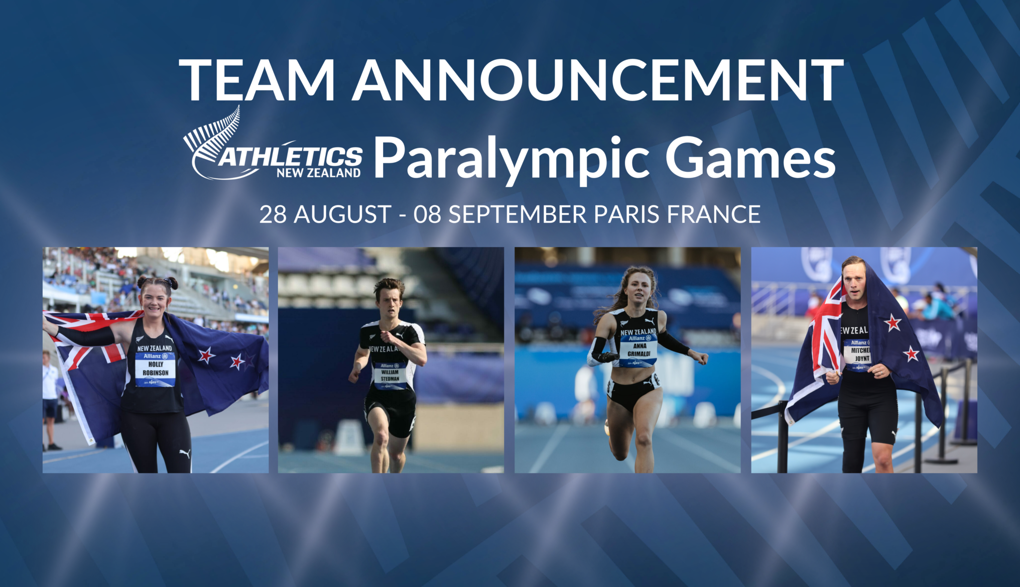 Fab four announced in initial athletics team for Paralympics