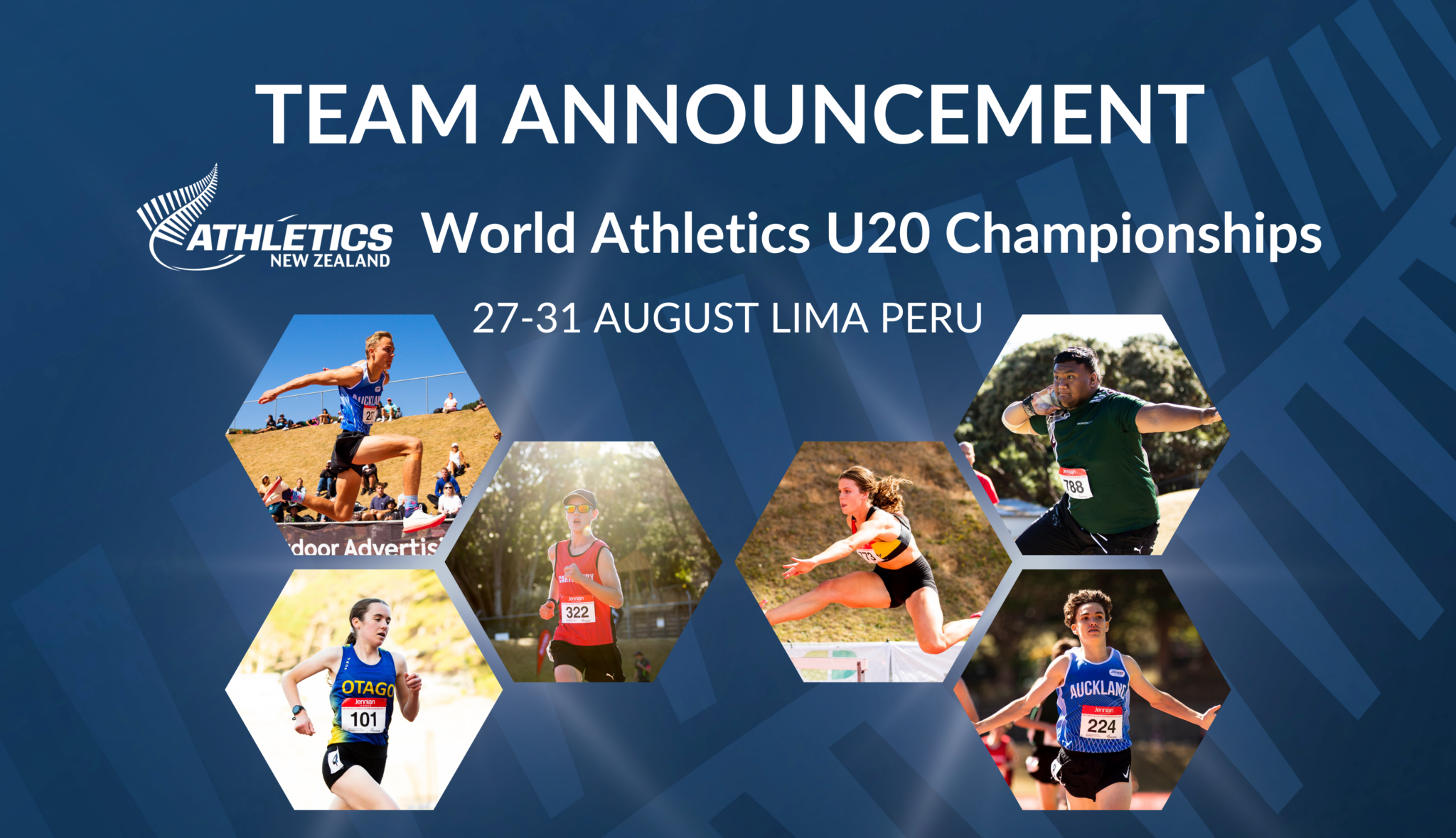 Twelve named in initial NZ World Athletics U20 Championships team